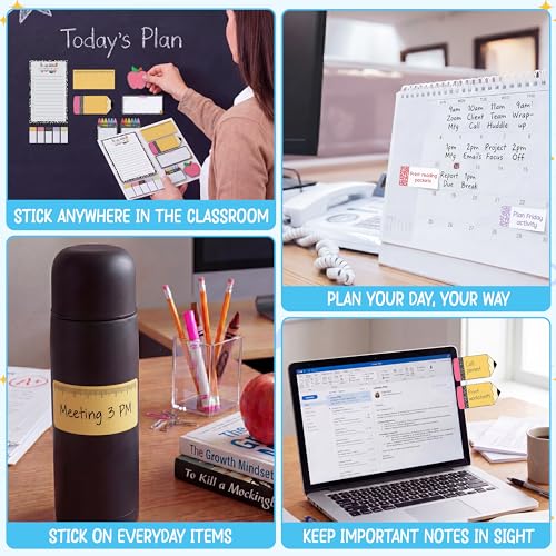 BEAWART Teacher Sticky Notes Set, Composition Classroom Appreciation Gift - color: Composition Teacher Sticky Note