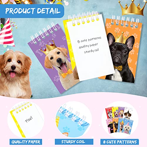 Gersoniel 24pcs Vet Tech Gift Mini Dog Notebook Party Favor for Kid, Vivid - style: Vivid Style