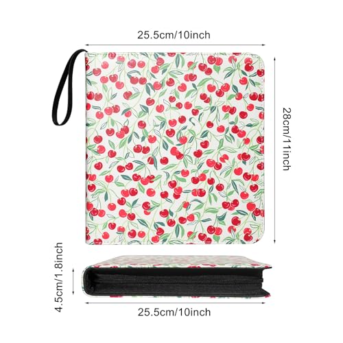 Large Polaroid Photo Album Binder, 240 Pockets. Cherry Print - color: Cherry Print