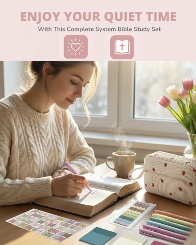 Bible Study Journaling Annotation Kit for Beginners & Women