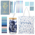 14 Pcs Inspirational Journal Kit for Women, Blue - color: Blue