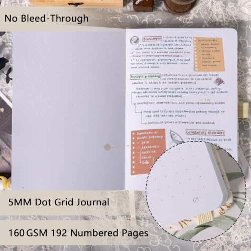 TIEFOSSI Lined Journal for Women, A5 College Ruled Notebook for Writing - color: Beige, size: Lined