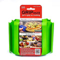 Silicone BBQ & Kitchen Mitt 2-Pack Set (Small/Medium, Green) - color: Green, size: Small/Medium