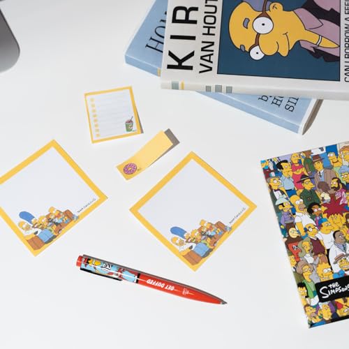 Grupo Erik The Simpsons Weekly Planner & Sticky Notes Set - Gifts, Merch - color: The Simpsons
