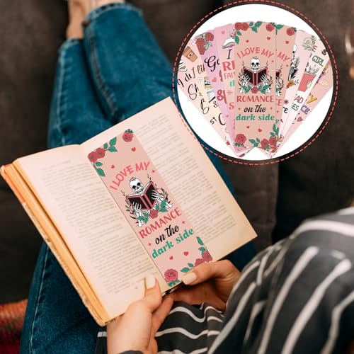 Wxiben 24 Pcs Spicy Fairytale Bookmarks Romance Book Page Marks for Women