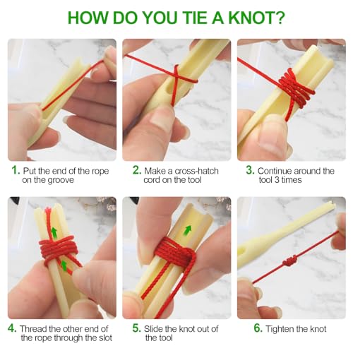 CATOSUM Rosary Cord Knotting Tool, Bead Making Kit for Jewelry Crafts - color: 1 PCS