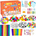 VLUSSO DIY Arts and Crafts Supplies Kit Materials Set for Kids and Toddlers - size: 2000pcs-1