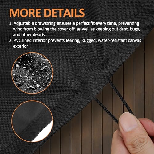 Flat Top Grill Cover for Royal Gourmet 2 Burner Griddle GB2000 - size: GB2000