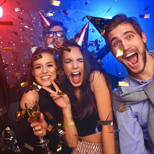 100 Pcs Cloth Wristbands, Disposable Wristbands for Events(Gold) - color: GOLD