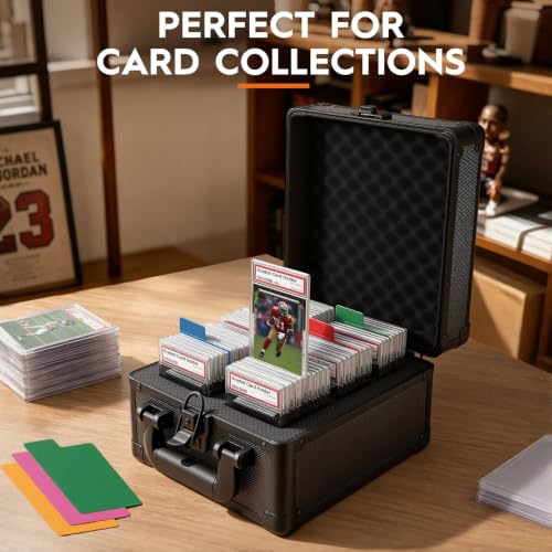 2 Row Graded Card Case Storage Box, Holds 60+ PSA Slab Case for Sport Cards - size: 2 Row Holds 60+ Card Slabs
