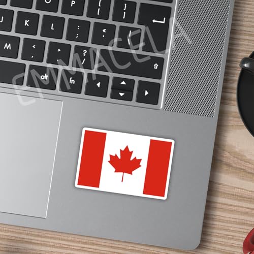 (3PCS) Canada Flag stickers, Countries Flag Stickers - Waterproof Vinyl Decals For Laptops, Tumblers, Water Bottles, Books, Scrapbooks, Size 3 x 1.9 Inch - color: Canada