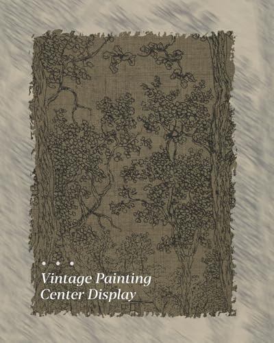 HUARCEY Gold Framed Canvas Wall Art, Antique Landscape Sketch, 12x16 Inch - color: Landscape Sketch, size: 16"L x 12"W
