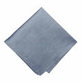 tiemart Regent Morris Neckwear Silk/Linen Pocket Square - color: Dark Blue Regency