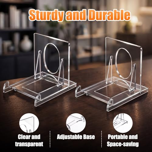 Novabright 30 Pack 2-piece Card Display Stands Mini Swap Card Holder