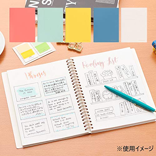 Maruman Septcouleur Spiral Notebook, 200 Pages, A5 3mm Grid, Mint Green - color: Comfort Mint, size: 8.35" x 6.22"