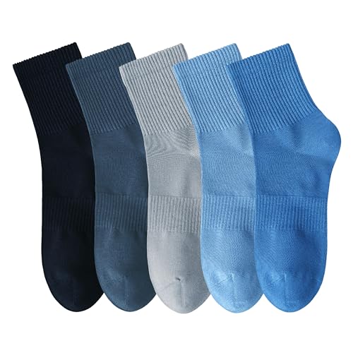 Women's Cotton Quarter Crew Socks - color: 25 Multicolor - 5 Pairs