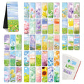 96Pack Magnetic Bookmarks for Reading,Women Men Teacher Book Lovers Gifts - style: Flower