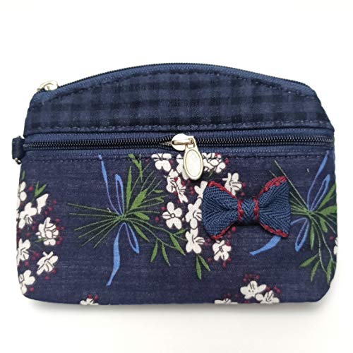 Coin Purse for Women Cute Small Wallets Change Purse Coin Pouch (dark blue) - color: Dark Blue