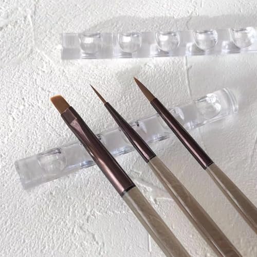 23 Piece Nail Art Tools Set Resin Nail Art Palette Nail Art Brush 2-way Acrylic Silicone Engraving Pen Dotting Pen Tools DIY Home Salon Makeup Display Board Nail Art Kit (pink) - color: pink