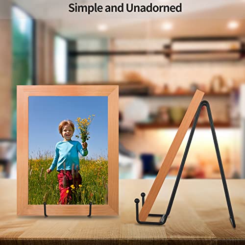 IBosins 5-Pack 8-Inch Plate Holder Display Stands Black Metal Frame Stand - color: Black, size: 8 Inch