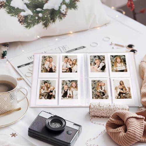 Vienrose Mini Polaroid Photo Album 208 Photos 2x3 Inch Grey 1 PACK - color: Grey, size: 1 PACK