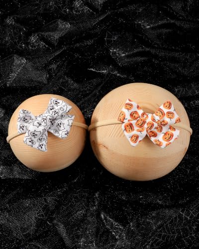 doboi 3PCS Baby Girls Headbands Halloween Hair Bows - color: orange