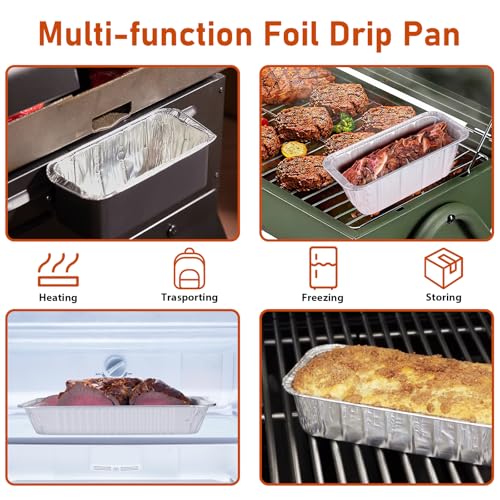 100 Pack Grease Cup Liners Compatible with Blackstone Griddle 5017 - Griddle Accessories, Disposable Grill Grease Tray, Aluminum Foil Drip Pan Grease Catcher Cup Liner for 17, 22, 28, 36 Inch - size: 100 Pack