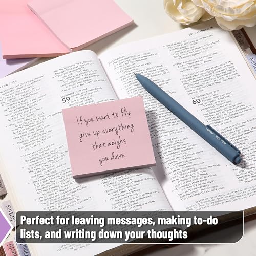 Mr. Pen- Sticky Notes, 3"x3", 12 Pads, 600 Sheets, Blooming Reverie - color: Blooming Reverie