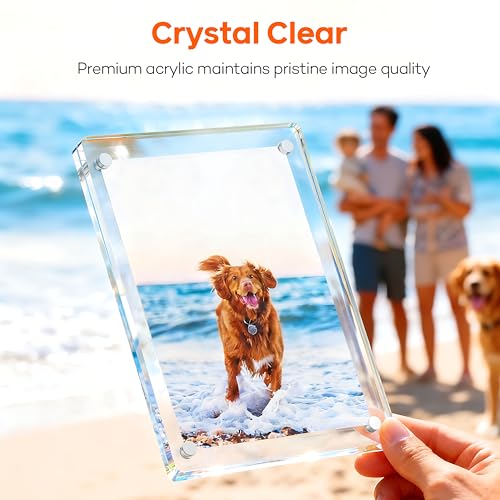 2.4x3.5 Acrylic Picture Frame,2 Pack