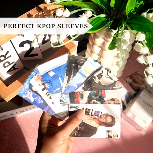Kpop Card Sleeves, 58x88mm Photo Protector for Polaroid Instax Mini - color: Clear/200, size: 58x88mm