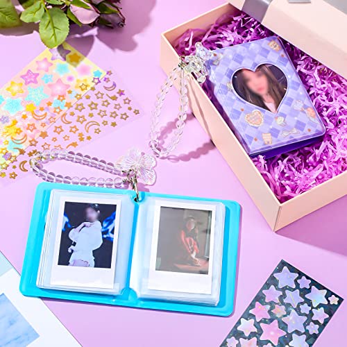 Pajean 2 Pack Photocard Binder, 3 Inch Mini Photo Album, Sweet Style - style: Sweet Style
