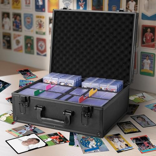 Trading Card Storage Box for 3" x 4" Top Loaders 610+, Sports Cards Case - size: Holds 610+ Top Loaders