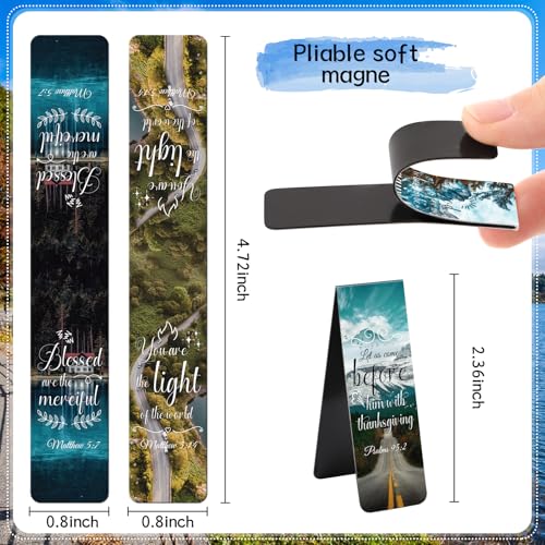 Bible Verse Magnetic Bookmarks - 30 Pcs Christian Scripture - style: Bible Verse1