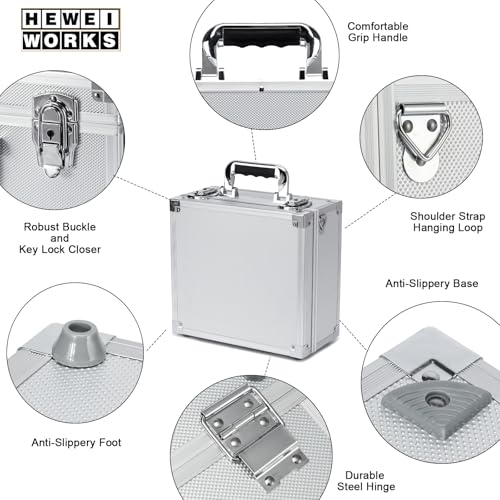 Collectable Trading Card Cases, Toploaders Storage Box, Magnetic Card Storage Hard Cabinet, Graded Card Storage Case, Sports & Trading Collector Storage Box (Silver) - color: Silver, size: Medium