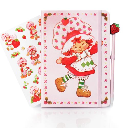 Horizon Group USA Journal Set, Cute School Supplies, Stationary Kit for Girls, Diary and Accessories, Strawberry Shortcake Journal Set - color: Strawberry Shortcake Journal Set