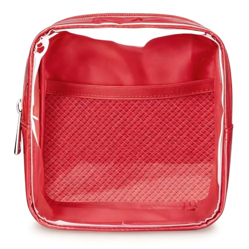 WLLWOO Clear Makeup Bag Mini Cosmetic Pouch Travel Toiletry Organizer - color: 1pcs-Mini-Red