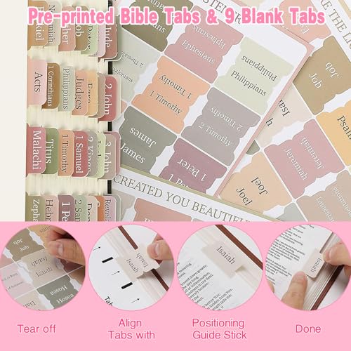 HRFGWDD 76-Piece Bible Study Supplies, Bible Journaling Kit for Women - color: 76pcs