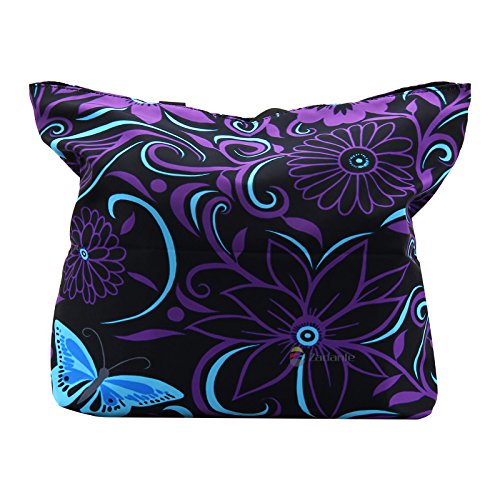 Beach Tote Bags Travel Shopping Bag With Zippered for Women - color: Purpleline