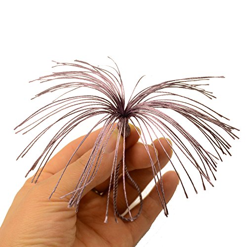 100Pcs 5 Inch Silky Bookmark Tassels for Jewelry, Souvenir(Taro) - color: Taro Color