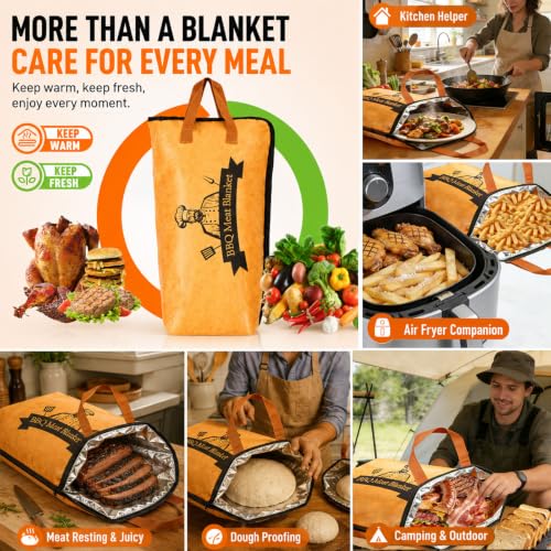 Bolycen 21 in BBQ Blanket for Resting Meat, Insulated Meat Resting Bag - size: 21in