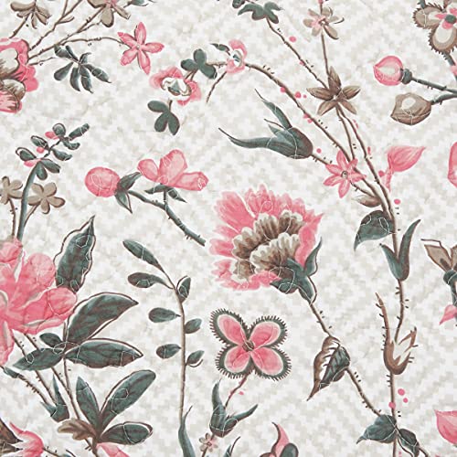 Colonial Williamsburg Blair Garden Flowers 100% Cotton Round Placemat 17"