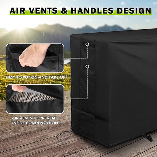Griddle Cover for Charbroil 28" XL Performance Series 3-Burner Grill, Flat Top Grill Cover for Charbroil 28in Propane Gas Griddle 463258924 All Weather Protective Cover - size: 66"L x 26"D x 38"H