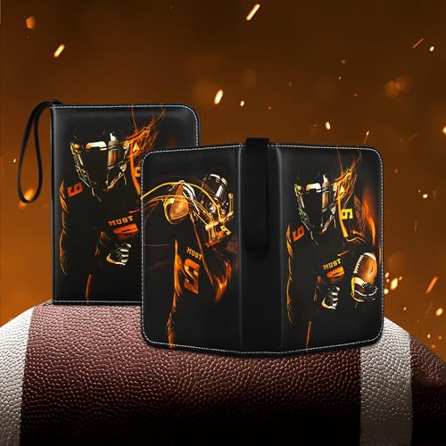 RONMONG Football Card Binder, 990 Pockets, Protective Trading Card Album - color: football-style 1, size: 990