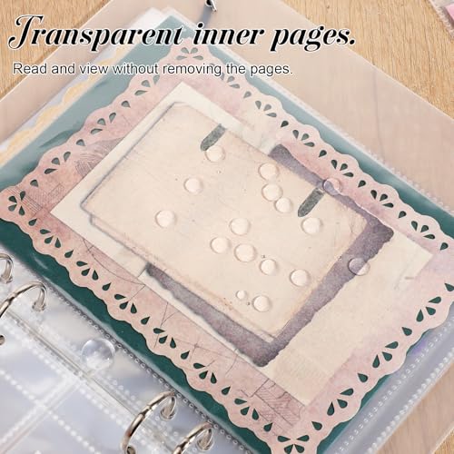 2 Pcs A5 Sticker Storage Album, Reusable Sticker Organizer Binder, A5 Photocard Holder Binder Book, Stickers Organization Collecting Book with 3 Different Sized Pockets
