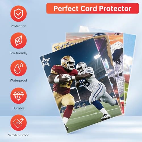 Empsun Penny Soft Sleeves Trading Card Sleeves | 600ct Clear of 2.56"x3.58"