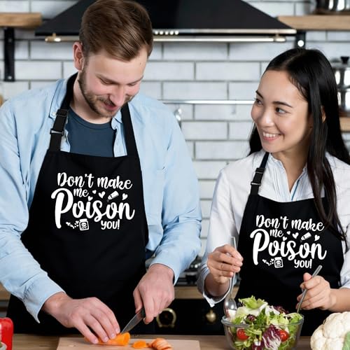 Funny Aprons for Men，Women - color: Don't Make Me Poison You