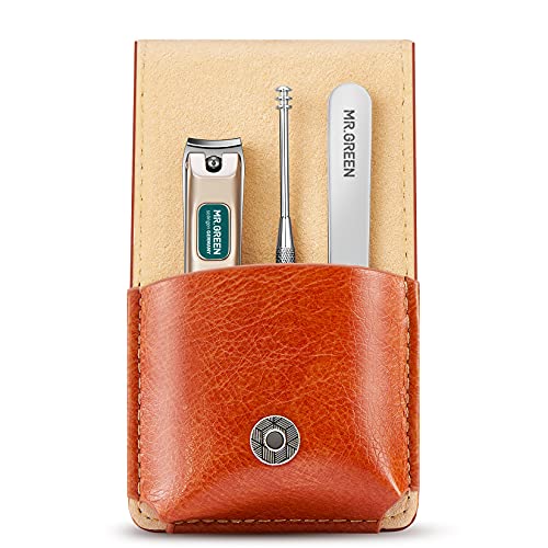 MR.GREEN Portable Manicure Sets Pedicure kits Stainless Steel Nail Clippers Tool Travel Grooming Case Nail Scissors Gift Box (Mr-6101) - color: Mr-6101