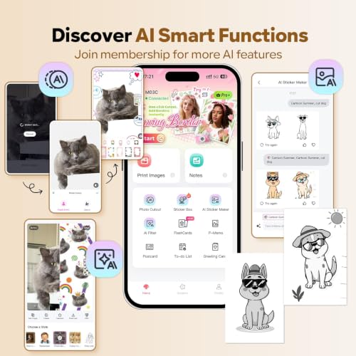 Phomemo M03C Flash Cards for Toddlers Age 2 3 4 5 6+, Kids Educational Toys