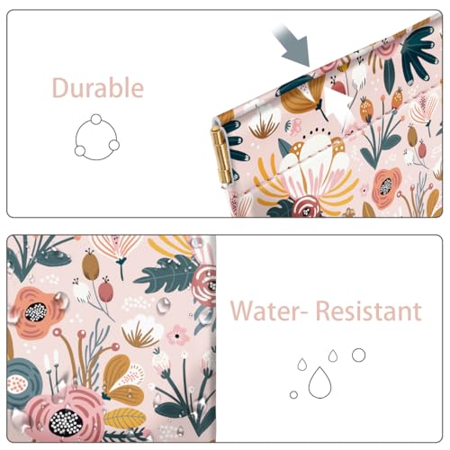 Squeeze Coin Purse Pouch Mini Coin Pocket Portable Change Wallet - color: Pink Flowers, size: Mini (3.54"x3.2")