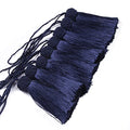 BEL AVENIR 8 Pcs Elegant Polyester Key Tassel Colorful Craft Tassels Charms - color: Navy